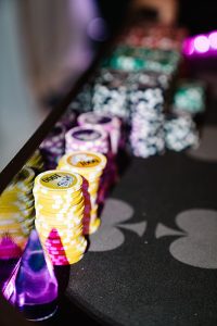 wedding casino tables