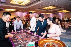 wedding casino tables
