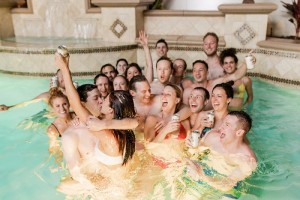 wedding pool party
